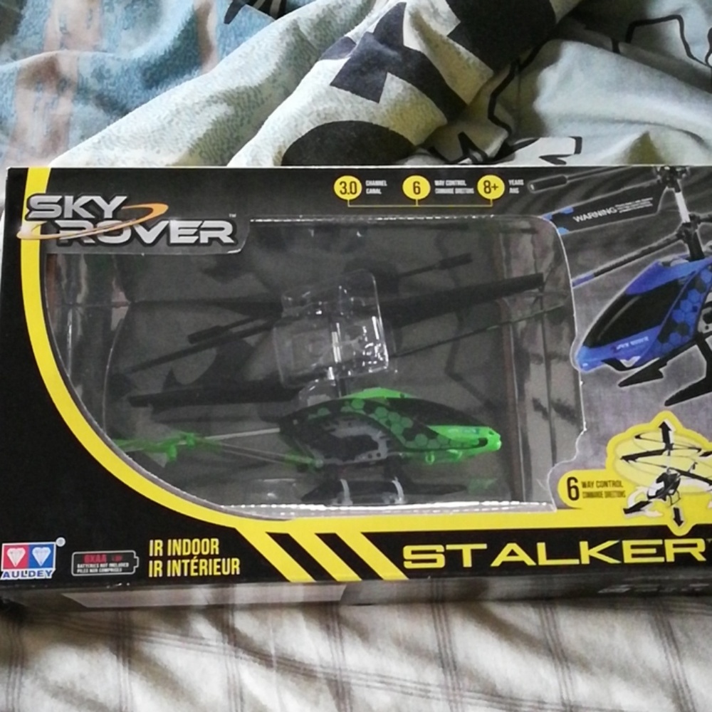Sky rover drone inside remote control helicopter